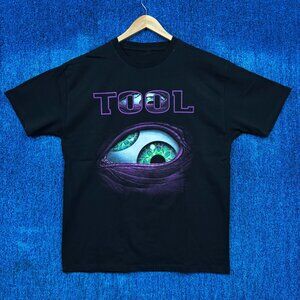 Tool Aenima CD Back Cover Eye Progressive Metal Band Tee L